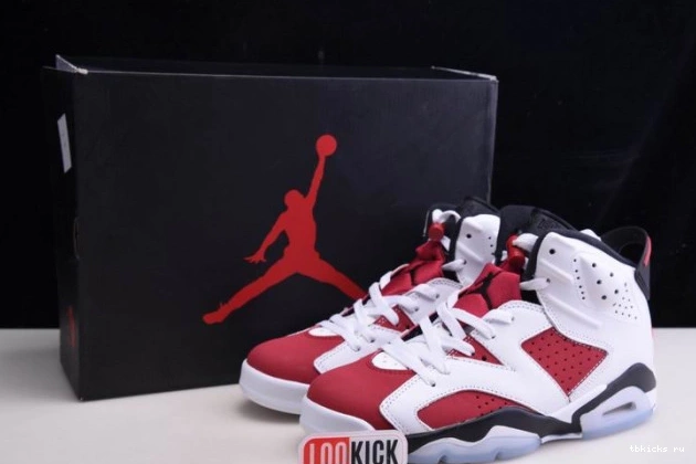 Reps TB JORDAN AIR 6 2021 CT8529-106 RETRO 'CARMINE' 0717